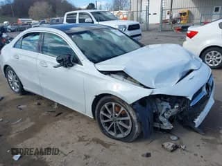 ✅ 2020 Mercedes-Benz A 220 • VIN: WDD3G4FB8LW041900 • Lot: 43555703. Listed on IAAI with 43,376 mi. Free auction sales archive from the USA and detailed vehicle history report at DreamBid. Image 1.