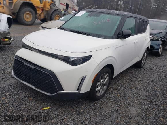 ✅ 2023 Kia Soul LX • VIN: KNDJ23AU2P7208108 • Lot: 41426711. Listed on IAAI with 27,847 mi. Free auction sales archive from the USA and detailed vehicle history report at DreamBid. Image 2.