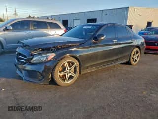 ✅ 2017 Mercedes-Benz C 300 • VIN: 55SWF4KB6HU221175 • Lot: 95156235. Listed on Copart with 185,302 mi. Free auction sales archive from the USA and detailed vehicle history report at DreamBid. Image 1.