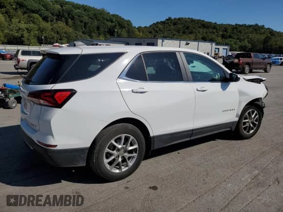 2024 Chevrolet Equinox LT with VIN 3GNAXUEG9RL234058, listed as a Copart auction lot 80144995 with 32,724 mi miles and Salvage title. Bid and sale history available at DreamBid. Image 3.
