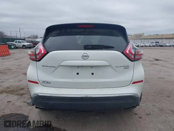 2016 Nissan Murano SV with VIN 5N1AZ2MHXGN146209, listed as a IAAI auction lot 41664537 with 48,133 mi miles and . Bid and sale history available at DreamBid. Image 16.