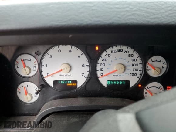 ✅ 2004 Dodge 1500 SLT • VIN: 1D7HU18D14J116253 • Лот: 81417665. Опубликован ранее на Copart с пробегом 116 413 миль. Бесплатный доступ к архиву аукционных продаж из США и подробный отчёт об истории автомобиля на DreamBid. Изображение 9.