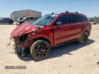 ✅ 2023 Kia Sorento SX • VIN: 5XYRKDLF5PG183991 • Lot: 57945875. Listed on Copart with 54,611 mi. Free auction sales archive from the USA and detailed vehicle history report at DreamBid. Image 1.