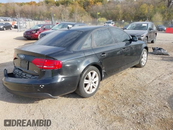 ✅ 2011 Audi A4 Premium • VIN: WAUBFAFL3BN048657 • Lot: 43624022. Listed on IAAI with 127,481 mi. Free auction sales archive from the USA and detailed vehicle history report at DreamBid. Image 4.