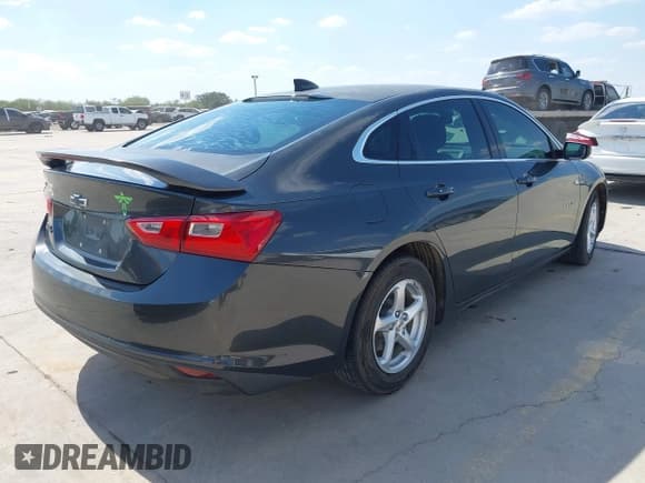 ✅ 2017 Chevrolet Malibu LS • VIN: 1G1ZB5ST8HF171652 • Lot: 43355205. Listed on IAAI with 105,193 mi. Free auction sales archive from the USA and detailed vehicle history report at DreamBid. Image 4.