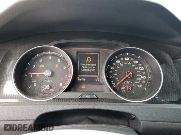 ✅ 2017 Volkswagen Golf GTI S • VIN: 3VW5T7AU7HM033137 • Lot: 81512015. Listed on Copart with 116,719 mi. Free auction sales archive from the USA and detailed vehicle history report at DreamBid. Image 9.