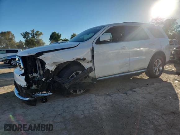 ✅ 2015 Dodge Durango Limited • VIN: 1C4RDJDG1FC801326 • Lot: 90677985. Listed on Copart with 172,274 mi. Free auction sales archive from the USA and detailed vehicle history report at DreamBid. Image 1.