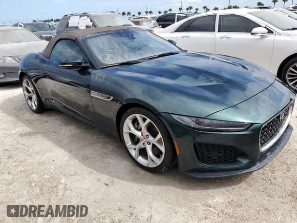 ✅ 2021 Jaguar F-Type P300 • VIN: SAJDD5GX3MCK75423 • Lot: 74785634. Listed on Copart with Not provided. Free auction sales archive from the USA and detailed vehicle history report at DreamBid. Image 4.