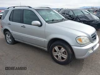 ✅ 2003 Mercedes-Benz M 500 • VIN: 4JGAB75E53A400593 • Lot: 41797265. Listed on IAAI with 193,338 mi. Free auction sales archive from the USA and detailed vehicle history report at DreamBid. Image 1.