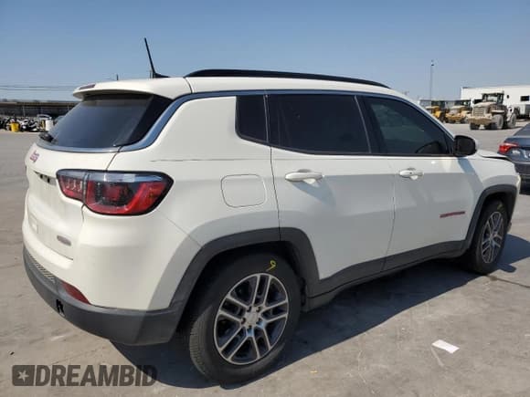 ✅ 2020 Jeep Compass Latitude • VIN: 3C4NJCBB7LT169197 • Lot: 74773554. Listed on Copart with 107,814 mi. Free auction sales archive from the USA and detailed vehicle history report at DreamBid. Image 3.