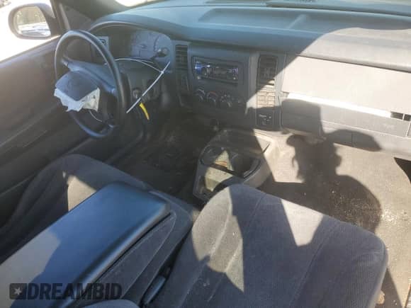 2003 Dodge Dakota SLT with VIN 1D7HL42X13S367631, listed as a Copart auction lot 47706795 with 202,616 mi miles and Salvage title. Bid and sale history available at DreamBid. Image 8.