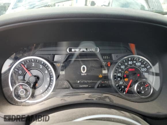 ✅ 2020 Ram 2500 Big Horn • VIN: 3C6UR5DJ4LG241509 • Lot: 65597355. Listed on Copart with 49,981 mi. Free auction sales archive from the USA and detailed vehicle history report at DreamBid. Image 9.