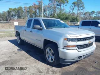 ✅ 2019 Chevrolet Silverado 1500 Custom • VIN: 2GCVKMEC6K1237447 • Lot: 43663630. Listed on IAAI with 69,267 mi. Free auction sales archive from the USA and detailed vehicle history report at DreamBid. Image 1.