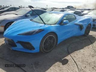 2021 Chevrolet Corvette 3LT с VIN 1G1YC3D4XM5103680, выставлен на аукционе Copart как лот 74891884 с пробегом Не указан миль и На запчасти • Non repairable. История ставок и продаж доступна на DreamBid. Изображение 1.