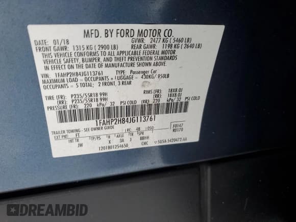 ✅ 2018 Ford Taurus SEL • VIN: 1FAHP2H84JG113761 • Lot: 88462865. Listed on Copart with 78,850 mi. Free auction sales archive from the USA and detailed vehicle history report at DreamBid. Image 12.