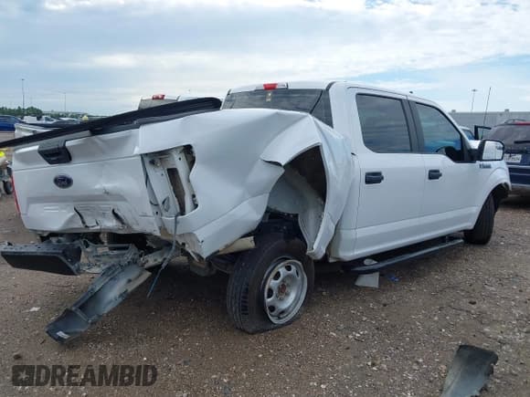 ✅ 2020 Ford F-150 XL • VIN: 1FTEW1C51LKE08906 • Lot: 42453491. Listed on IAAI with Not provided. Free auction sales archive from the USA and detailed vehicle history report at DreamBid. Image 4.