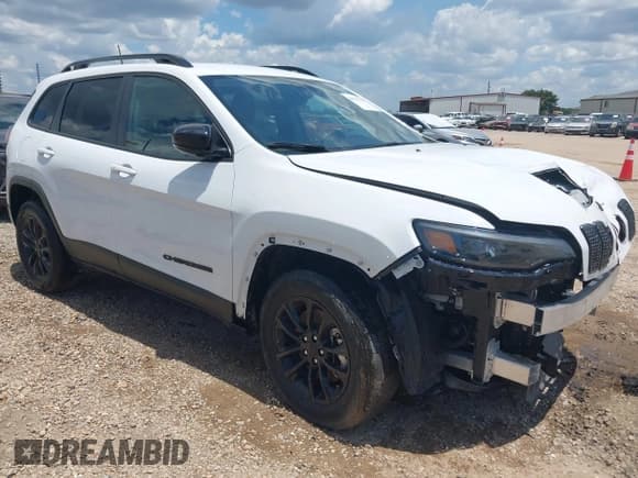 ✅ 2023 Jeep Cherokee Altitude Lux • VIN: 1C4PJMMB2PD112302 • Lot: 42732734. Listed on IAAI with 59,242 mi. Free auction sales archive from the USA and detailed vehicle history report at DreamBid. Image 1.