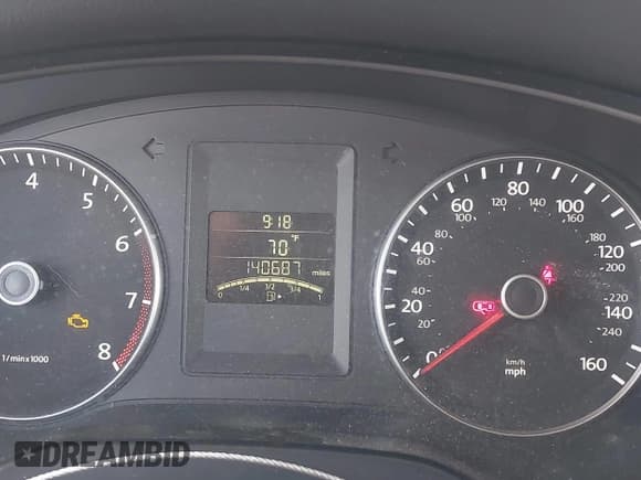 ✅ 2012 Volkswagen Jetta SE • VIN: 3VWBP7AJ0CM399432 • Lot: 43708220. Listed on IAAI with 140,687 mi. Free auction sales archive from the USA and detailed vehicle history report at DreamBid. Image 7.