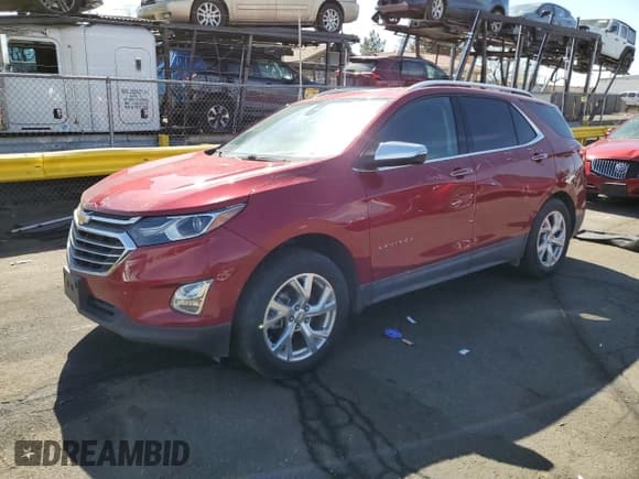 ✅ 2019 Chevrolet Equinox Premier • VIN: 3GNAXZEU4KS572918 • Лот: 48367485. Опубликован ранее на Copart с пробегом 61 079 миль. Бесплатный доступ к архиву аукционных продаж из США и подробный отчёт об истории автомобиля на DreamBid. Изображение 1.