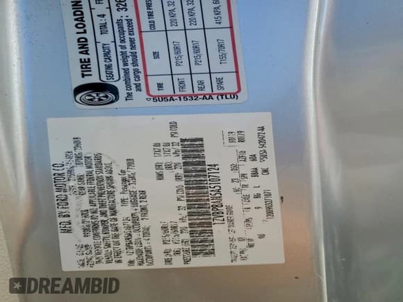 ✅ 2010 Ford Mustang V6 • VIN: 1ZVBP8AN5A5107124 • Лот: 96727745. Опубликован ранее на Copart с пробегом 208 346 миль. Бесплатный доступ к архиву аукционных продаж из США и подробный отчёт об истории автомобиля на DreamBid. Изображение 12.