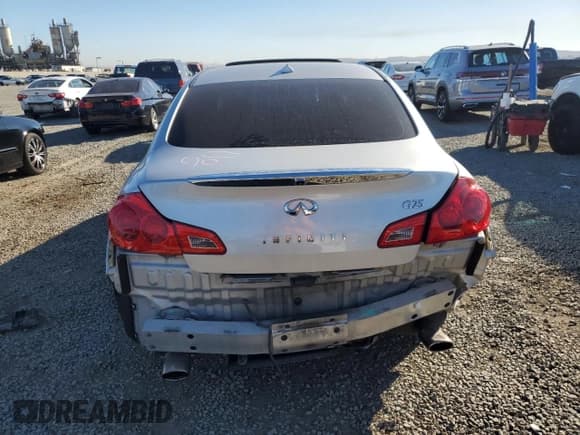 ✅ 2012 Infiniti G25 Journey • VIN: JN1DV6AP8CM812213 • Lot: 90855045. Listed on Copart with 168,820 mi. Free auction sales archive from the USA and detailed vehicle history report at DreamBid. Image 6.