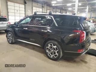 ✅ 2022 Hyundai Palisade Calligraphy • VIN: KM8R7DHE8NU475501 • Лот: 45648205. Опубликован ранее на Copart с пробегом 34 317 миль. Бесплатный доступ к архиву аукционных продаж из США и подробный отчёт об истории автомобиля на DreamBid. Изображение 2.