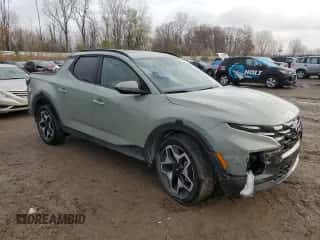 2023 Hyundai Santa Cruz Limited with VIN 5NTJEDAF9PH068098, listed as a Copart auction lot 77968194 with 10,375 mi miles and Salvage title. Bid and sale history available at DreamBid. Image 4.