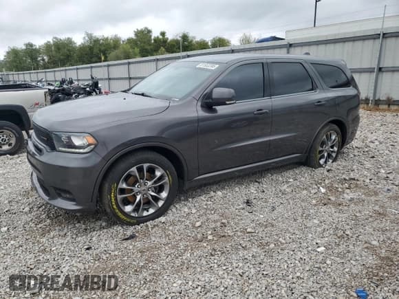 ✅ 2019 Dodge Durango GT Plus • VIN: 1C4RDJDG3KC557124 • Лот: 81553395. Опубликован ранее на Copart с пробегом 123 589 миль. Бесплатный доступ к архиву аукционных продаж из США и подробный отчёт об истории автомобиля на DreamBid. Изображение 1.