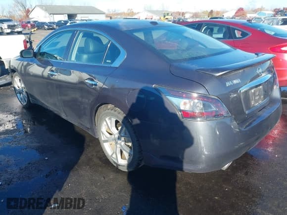 ✅ 2012 Nissan Maxima SV • VIN: 1N4AA5AP2CC866947 • Lot: 43622955. Listed on IAAI with 61,379 mi. Free auction sales archive from the USA and detailed vehicle history report at DreamBid. Image 3.