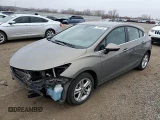 ✅ 2017 Chevrolet Cruze LT • VIN: 3G1BE6SM5HS573003 • Lot: 71803142. Listed on Copart with 85,298 mi. Free auction sales archive from the USA and detailed vehicle history report at DreamBid. Image 1.