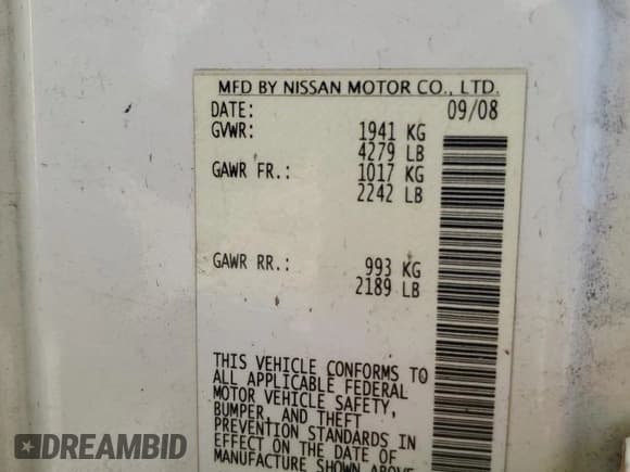 ✅ 2009 Nissan Altima S • VIN: 1N4AL21E39C124735 • Lot: 68182365. Listed on Copart with 237,584 mi. Free auction sales archive from the USA and detailed vehicle history report at DreamBid. Image 12.