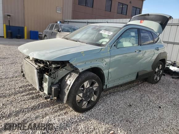 2024 Hyundai Kona SEL with VIN KM8HB3AB6RU043421, listed as a Copart auction lot 83951144 with 13,629 mi miles and Salvage title. Bid and sale history available at DreamBid. Image 1.