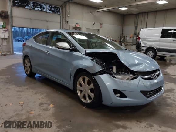 ✅ 2012 Hyundai Elantra Limited • VIN: KMHDH4AE7CU210762 • Lot: 41310711. Listed on IAAI with 204,550 mi. Free auction sales archive from the USA and detailed vehicle history report at DreamBid. Image 1.