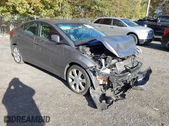 2013 Hyundai Elantra GLS with VIN 5NPDH4AE4DH261135, listed as a IAAI auction lot 43452472 with Not provided miles and . Bid and sale history available at DreamBid. Image 1.