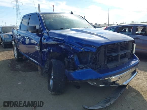 ✅ 2016 Ram 1500 Big Horn • VIN: 3C6RR7LT9GG136331 • Lot: 43360988. Listed on IAAI with 141,287 mi. Free auction sales archive from the USA and detailed vehicle history report at DreamBid. Image 1.