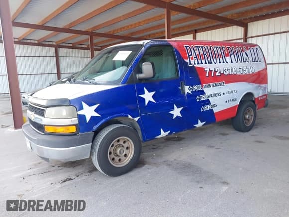 ✅ 2014 Chevrolet Express Cargo • VIN: 1GCWGFCA6E1198422 • Лот: 43923610. Опубликован ранее на IAAI с пробегом 187 505 миль. Бесплатный доступ к архиву аукционных продаж из США и подробный отчёт об истории автомобиля на DreamBid. Изображение 2.