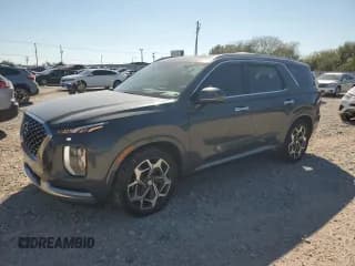 ✅ 2022 Hyundai Palisade Calligraphy • VIN: KM8R7DHE4NU368770 • Лот: 73717974. Опубликован ранее на Copart с пробегом 41 761 миль. Бесплатный доступ к архиву аукционных продаж из США и подробный отчёт об истории автомобиля на DreamBid. Изображение 1.