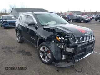 ✅ 2018 Jeep Compass Limited • VIN: 3C4NJDCB7JT396259 • Lot: 43678487. Listed on IAAI with 83,700 mi. Free auction sales archive from the USA and detailed vehicle history report at DreamBid. Image 1.