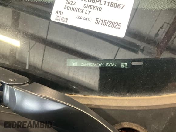 ✅ 2023 Chevrolet Equinox LT • VIN: 3GNAXJEG6PL118067 • Лот: 42355470. Опубликован ранее на IAAI с пробегом 59 342 миль. Бесплатный доступ к архиву аукционных продаж из США и подробный отчёт об истории автомобиля на DreamBid. Изображение 1.