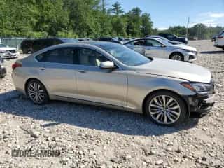 2015 Hyundai Genesis 5.0L z VIN KMHGN4JFXFU034664, wystawiony jako Copart lot #61185304 z przebiegiem 70 988 mil mil oraz Szkoda całkowita • Salvage title. Historia ofert i sprzedaży dostępna na DreamBid. Obrazek 4.