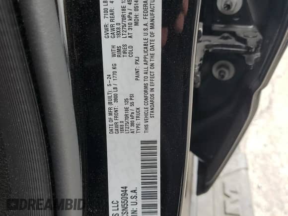 2025 Ram 1500 Rebel z VIN 1C6SRFLPXSN550944, wystawiony jako Copart lot #65262975 z przebiegiem 6 560 mil mil oraz Szkoda całkowita • Salvage title. Historia ofert i sprzedaży dostępna na DreamBid. Obrazek 13.