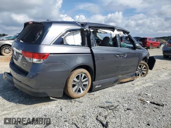 ✅ 2017 Honda Odyssey Touring • VIN: 5FNRL5H91HB000276 • Лот: 70131855. Опубликован ранее на Copart с пробегом Не указан. Бесплатный доступ к архиву аукционных продаж из США и подробный отчёт об истории автомобиля на DreamBid. Изображение 3.