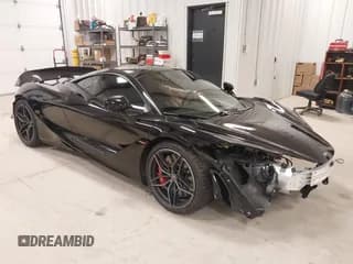 ✅ 2018 McLaren 720S • VIN: SBM14DCAXJW001599 • Lot: 42248496. Wystawiony na IAAI z przebiegiem 5 914 mil. Bezpłatny archiwum sprzedaży aukcyjnych z USA i szczegółowy raport historii pojazdu na DreamBid. Zdjęcie 1.