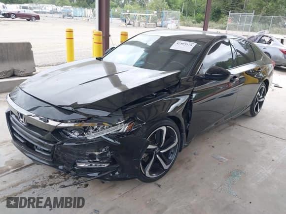 ✅ 2019 Honda Accord Sport • VIN: 1HGCV2F37KA021812 • Lot: 42505274. Listed on IAAI with 128,584 mi. Free auction sales archive from the USA and detailed vehicle history report at DreamBid. Image 2.