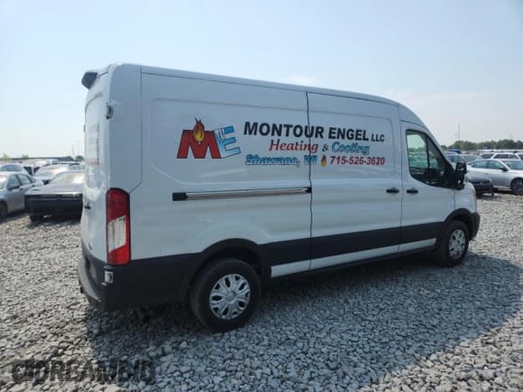 ✅ 2022 Ford Transit Cargo • VIN: 1FTBR1C82NKA04794 • Лот: 67265495. Опубликован ранее на Copart с пробегом 58 886 миль. Бесплатный доступ к архиву аукционных продаж из США и подробный отчёт об истории автомобиля на DreamBid. Изображение 3.