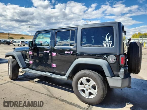 ✅ 2014 Jeep Wrangler Unlimited Sport • VIN: 1C4BJWDG4EL113276 • Lot: 84643525. Listed on Copart with 165,649 mi. Free auction sales archive from the USA and detailed vehicle history report at DreamBid. Image 2.