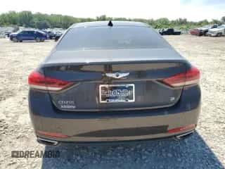 2015 Hyundai Genesis 3.8L z VIN KMHGN4JEXFU039757, wystawiony jako Copart lot #69880664 z przebiegiem 82 495 mil mil oraz Szkoda całkowita • Salvage title. Historia ofert i sprzedaży dostępna na DreamBid. Obrazek 6.