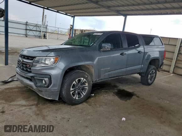 2022 Chevrolet Colorado 2WD Z71 z VIN 1GCGSDEN5N1136713, wystawiony jako Copart lot #81341115 z przebiegiem 108 691 mil mil oraz Szkoda całkowita • Salvage title. Historia ofert i sprzedaży dostępna na DreamBid. Obrazek 1.