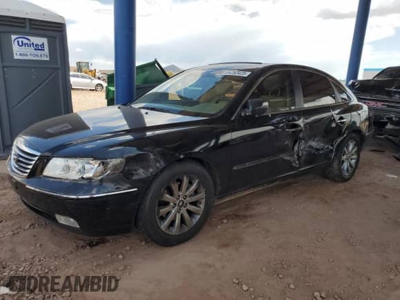 2009 Hyundai Azera Limited с VIN KMHFC46F49A388051, выставлен на аукционе Copart как лот 56252425 с пробегом 177 171 миль миль и Списание • Salvage title. История ставок и продаж доступна на DreamBid. Изображение 1.