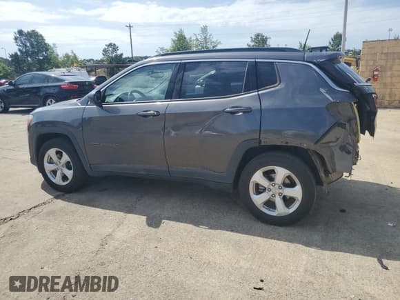 ✅ 2020 Jeep Compass Latitude • VIN: 3C4NJCBB2LT247031 • Lot: 54294465. Listed on Copart with 60,697 mi. Free auction sales archive from the USA and detailed vehicle history report at DreamBid. Image 2.